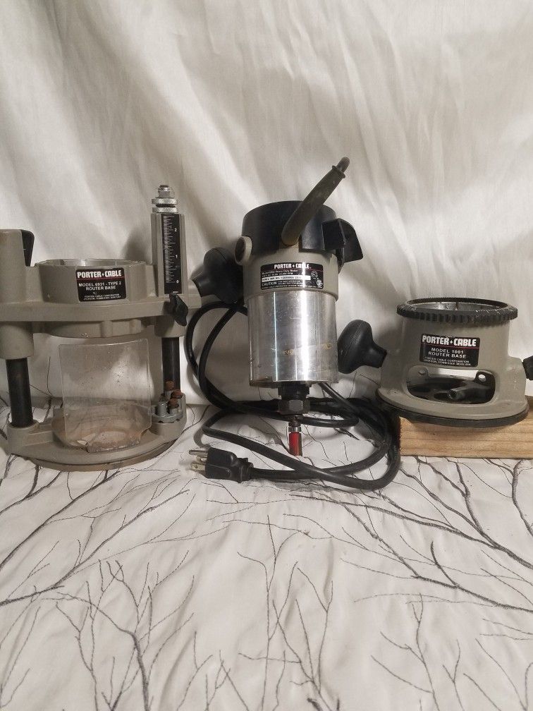 Porter Cable Router Motor 6902 and 6931 / 1001 bases