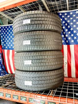 P275/55R20 MICHELIN DEFENDER LTX ALL SEASON TRUCK SUV Used Tires (4)