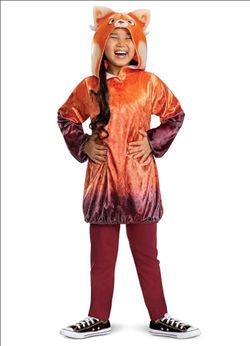Turning Red Meilin Red Panda Kids Costume