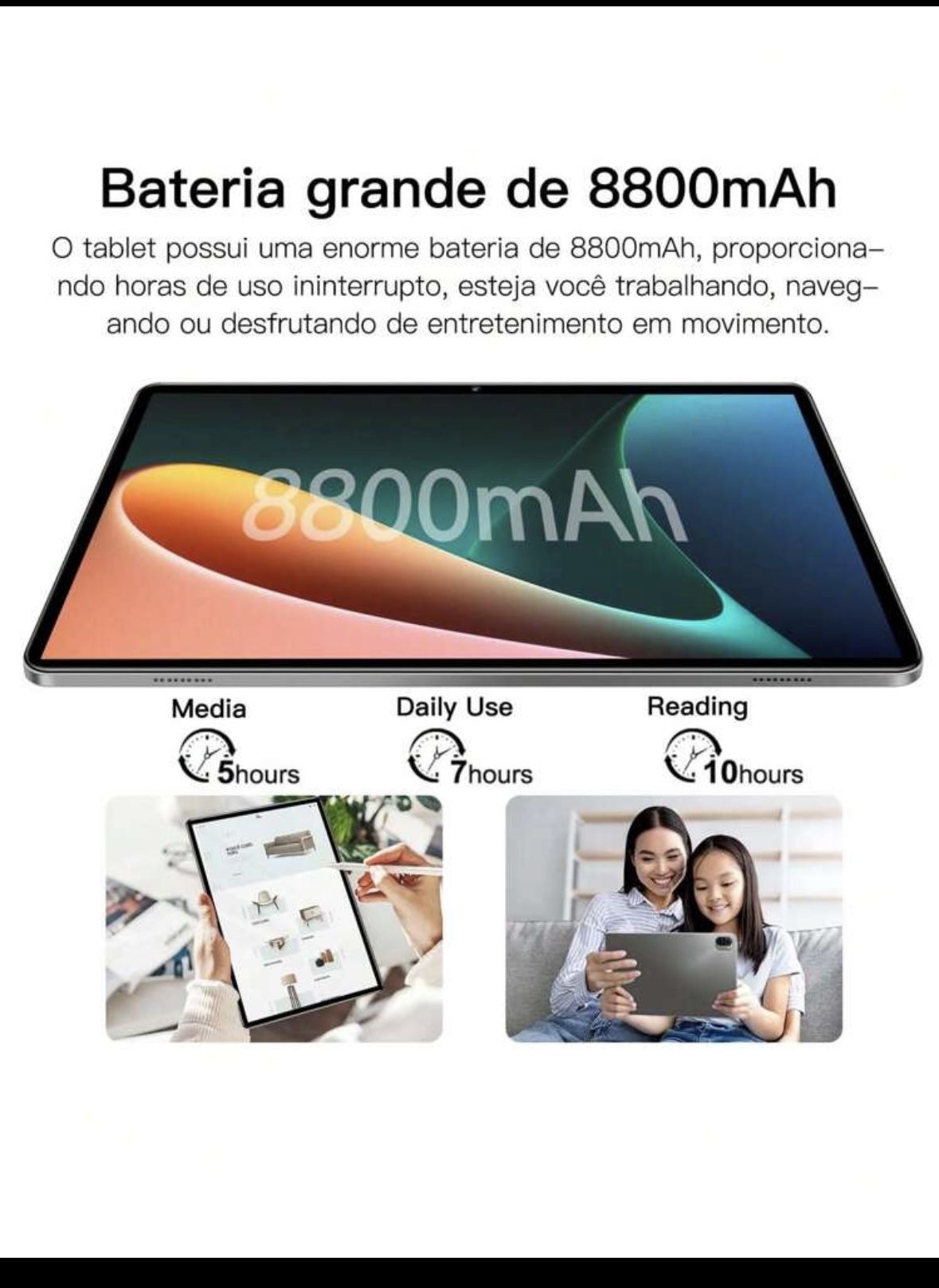 QETUPA タブレット 8GB 128GB Android 13（Tablet Qetupa Color