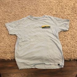 Baby Blue Mens Medium Quicksilver Shirt