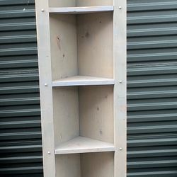 Wood Corner Shelve 