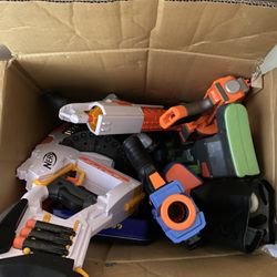 A lot Of Nerf Guns And Bullets 