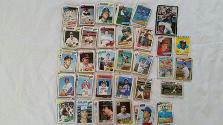 346 Baseball cards mostly from the 1970's
