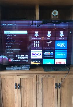 65 in. TCL Roku TV