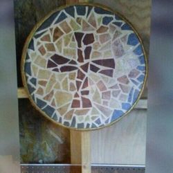CROSS made from Ceramics Tile pieces