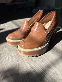 Brown Steve Madden heels; size 8 women