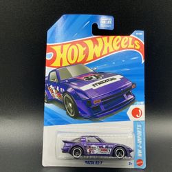 2026 HOT WHEELS C CASE MAZDA RX-7 -61/250 , HW J-IMPORTS - 2/10 ROTARY , PURPLE