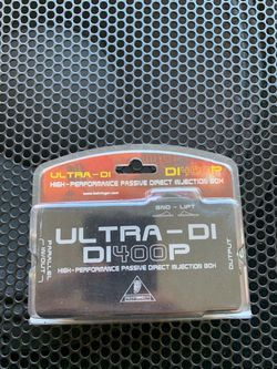 Behringer Ultra-DI DI400P Passive Direct Injection Box BRAND NEW