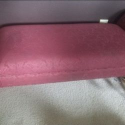 Burgundy Ottoman Bench 