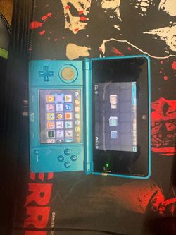 Blue Japanese Region Unlocked 3DS Modded