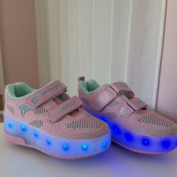 Roller Shoes For Girl - Size 12.5  And Helmet 