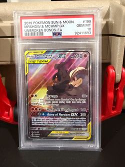 PSA 10 Marshadow & Machamp GX slab