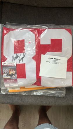 John Taylor Autographed Jersey W/cert