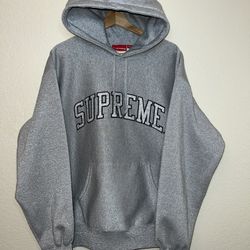 Supreme Metallic Arc Hooded Sweatshirt Size Large