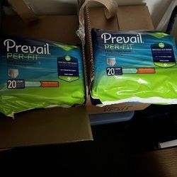 Prevail adult pull up, size medium, each box of 4 pack, $30