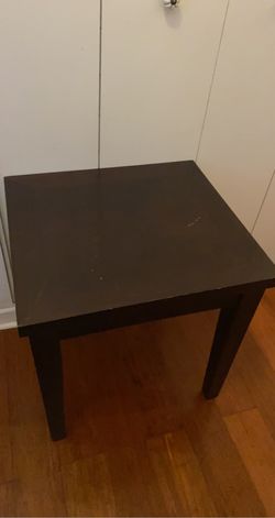 Solid wood end table $10