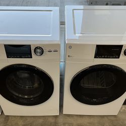 GE Stackable Set 2.4 cu. ft. Washer + 4.3 cu. ft. Vented Electric Dryer $19 Down Payment 