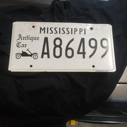MISSISSIPPI LICENSE PLATE 