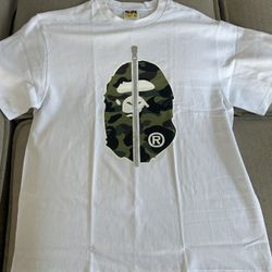 Bape “ Ape Head Camo Zip”  Tee! 