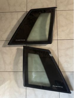 Foxbody coupe quarter glass