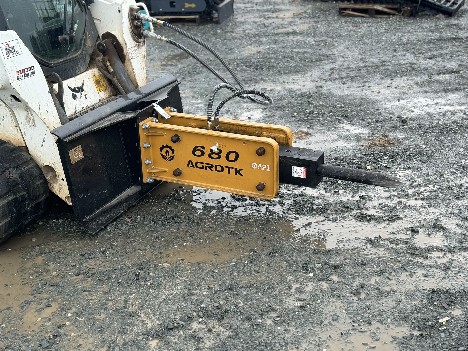 Jackhammer Attachment For Skid Steer