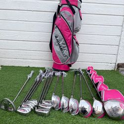 Ladies Adam’s idea A3OS Pink Golf Set Graphite Shafts W-Flex