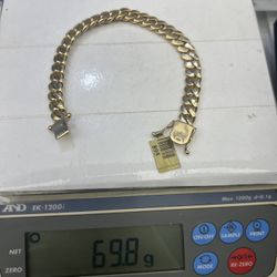 Bracelet Gold 14k 8,5 Inch ,69.8 Grams 💵💰$4350