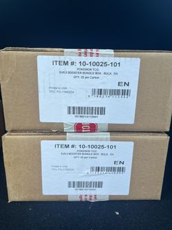 Pokemon Prismatic Booster Bundle Sealed Case