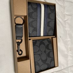 Versace Glasses & Coach Wallet Set