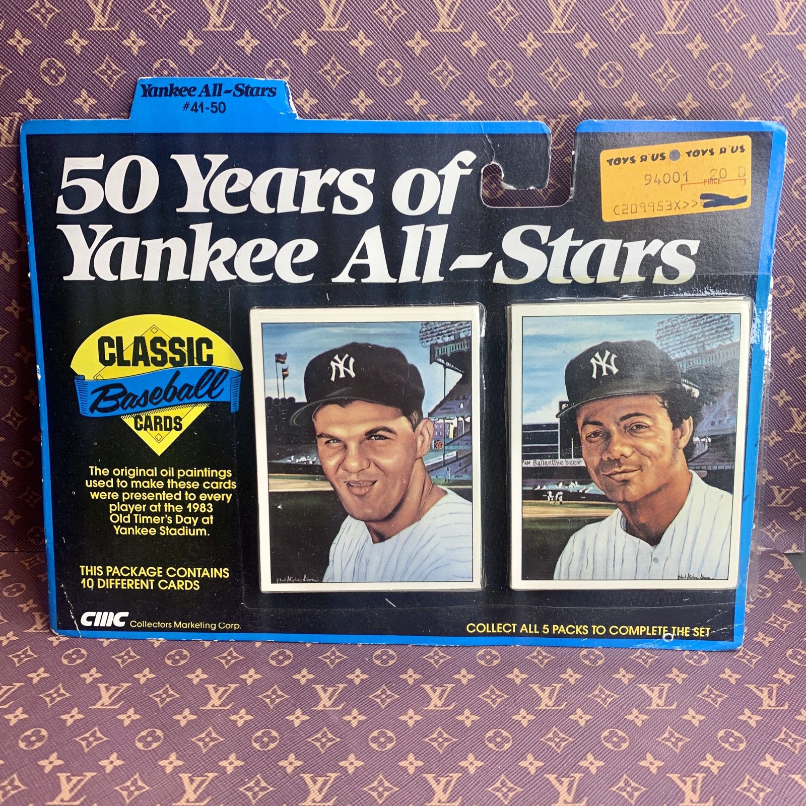 At Auction: Vintage NY Yankees all star baseball cards