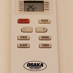 Osaka Electronics YX1F air conditioner remote control