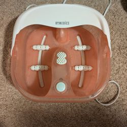 Light Pink HoMedics Foot Spa 