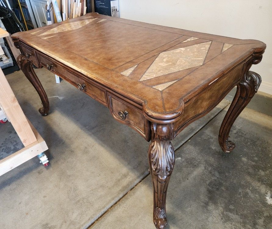 Leather Top Desk (Writing Table)