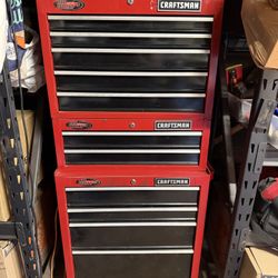 Craftsman 3-Piece Rolling Tool Box Set – Top, Middle & Bottom Chest