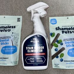Dog Dental Treats + Stain Remover 