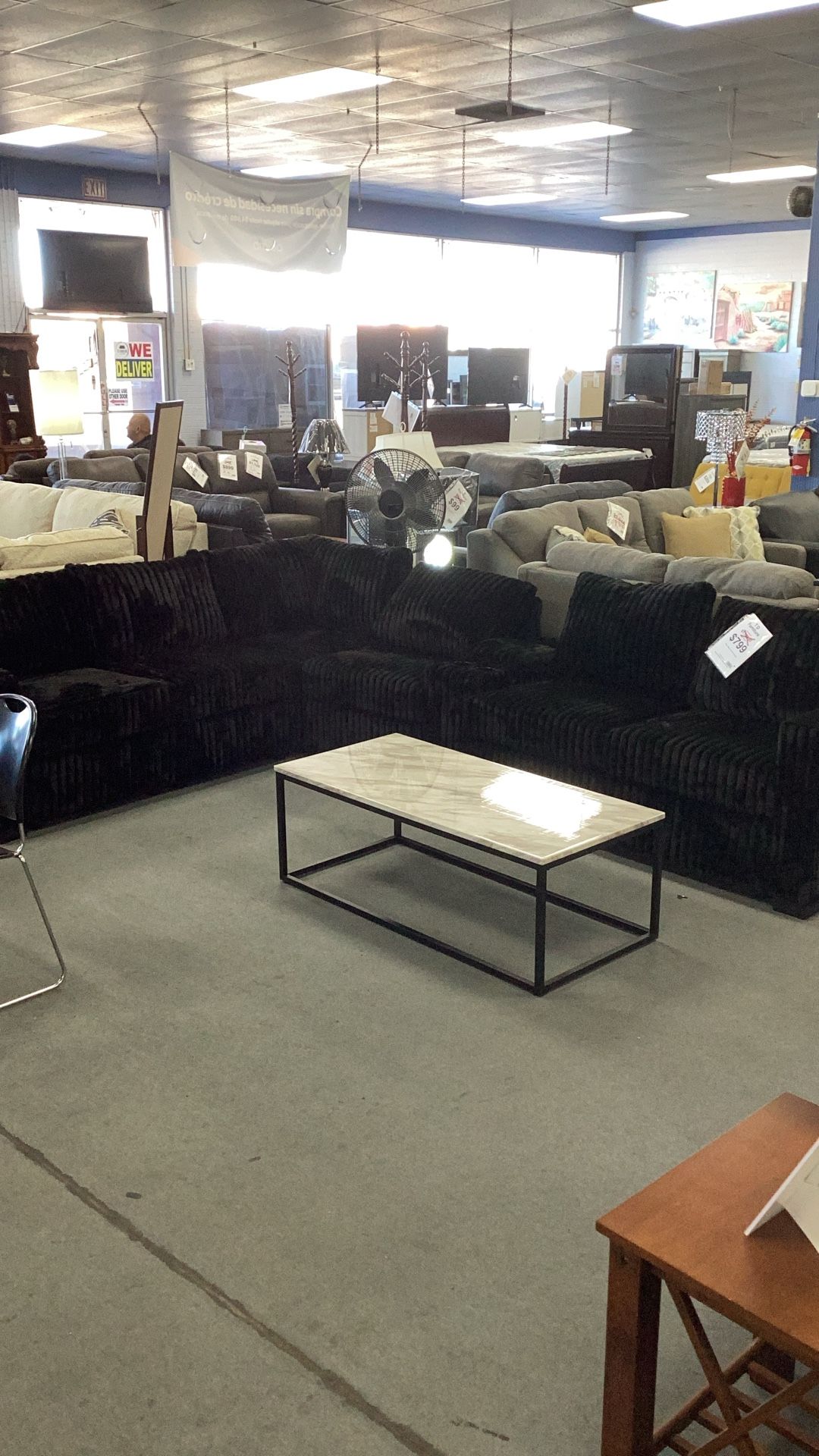 Black Sectional