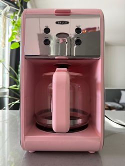 Pink coffee maker