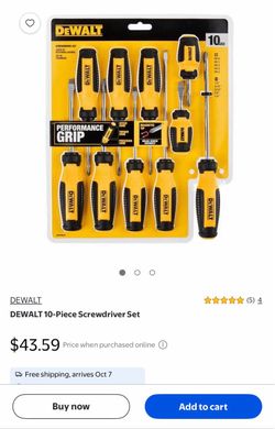 DEWALT 10-Piece Screwdriver Set