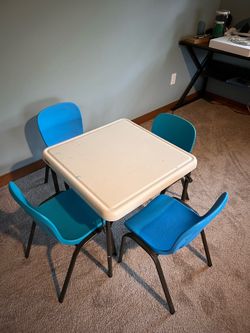 Lifetime Kids Table & 4 Chairs - Sturdy Set