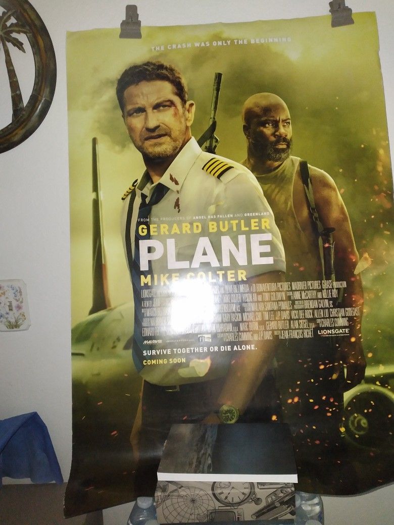 Original Movie Poster Plane With Gerard Butler
