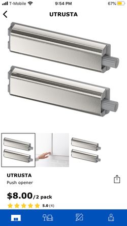 UTRUSTA PUSH OPENER FOR KITCHEN CABINETS