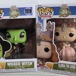 Funko Pop Wizard of Oz-Wicked Glinda & The Wicked Witch 