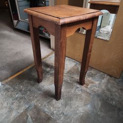 Wood Plant Stand / Lamp Stand
