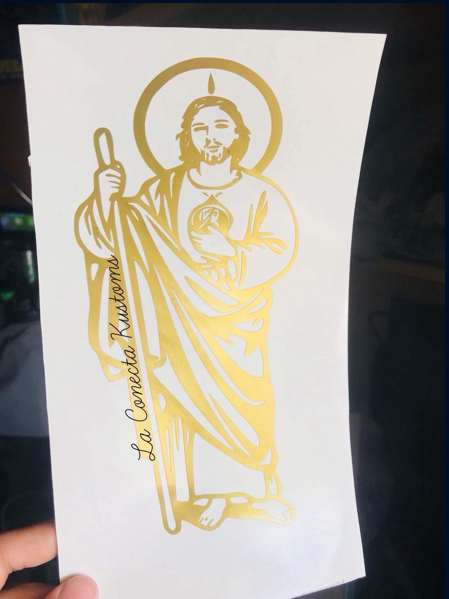 San Judas Vinyl Sticker Decal