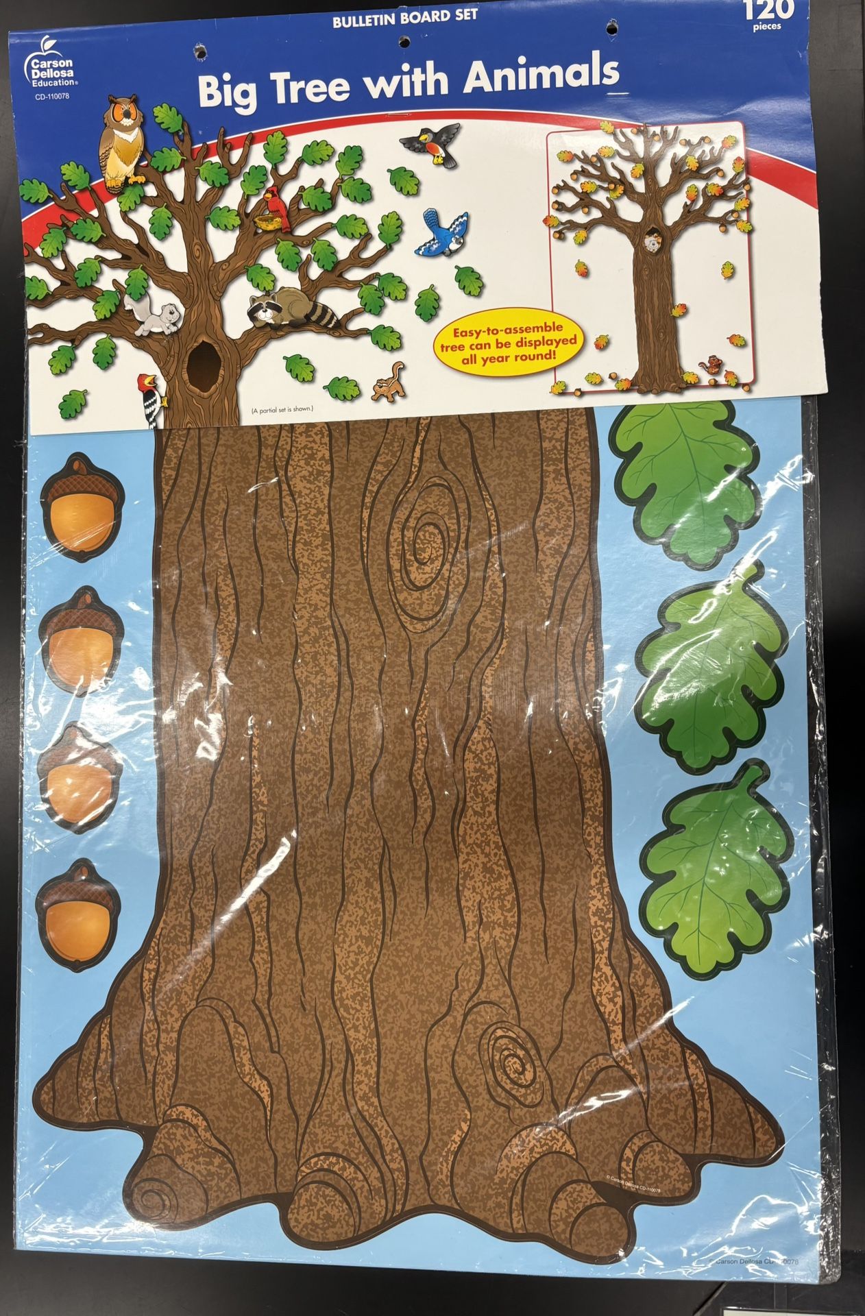 Tree Bulletin Board Set 120 Pcs