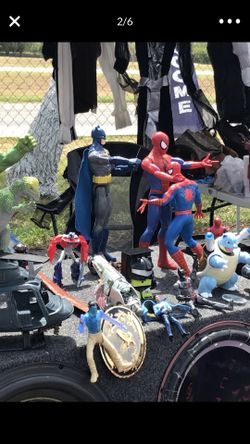 Large assorted action figures $15 each obo