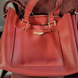 Red Steve Madden purse