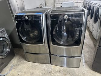 🌄⛩️LG signature washer jumbo dryer electric nice set🌄⛩️