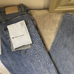 purple jeans 